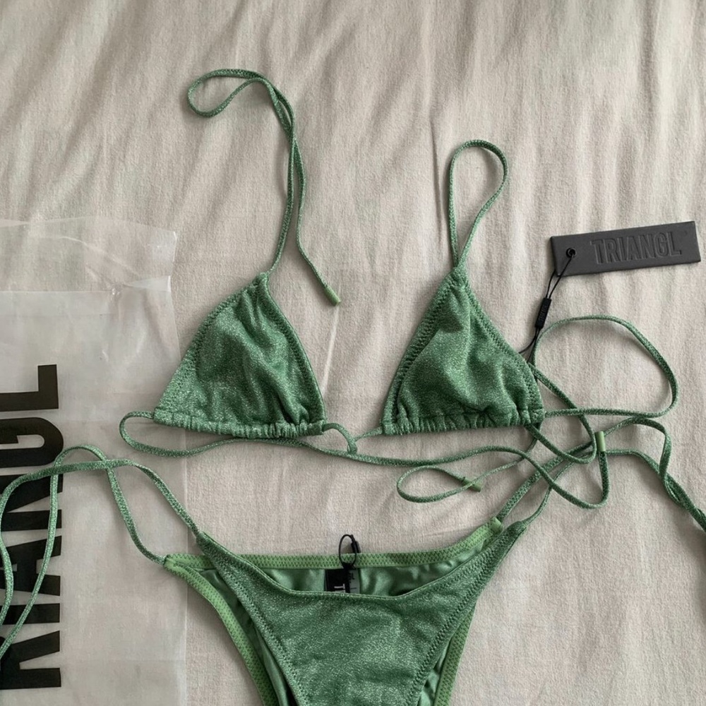 Triangl vinca bikini in fawn